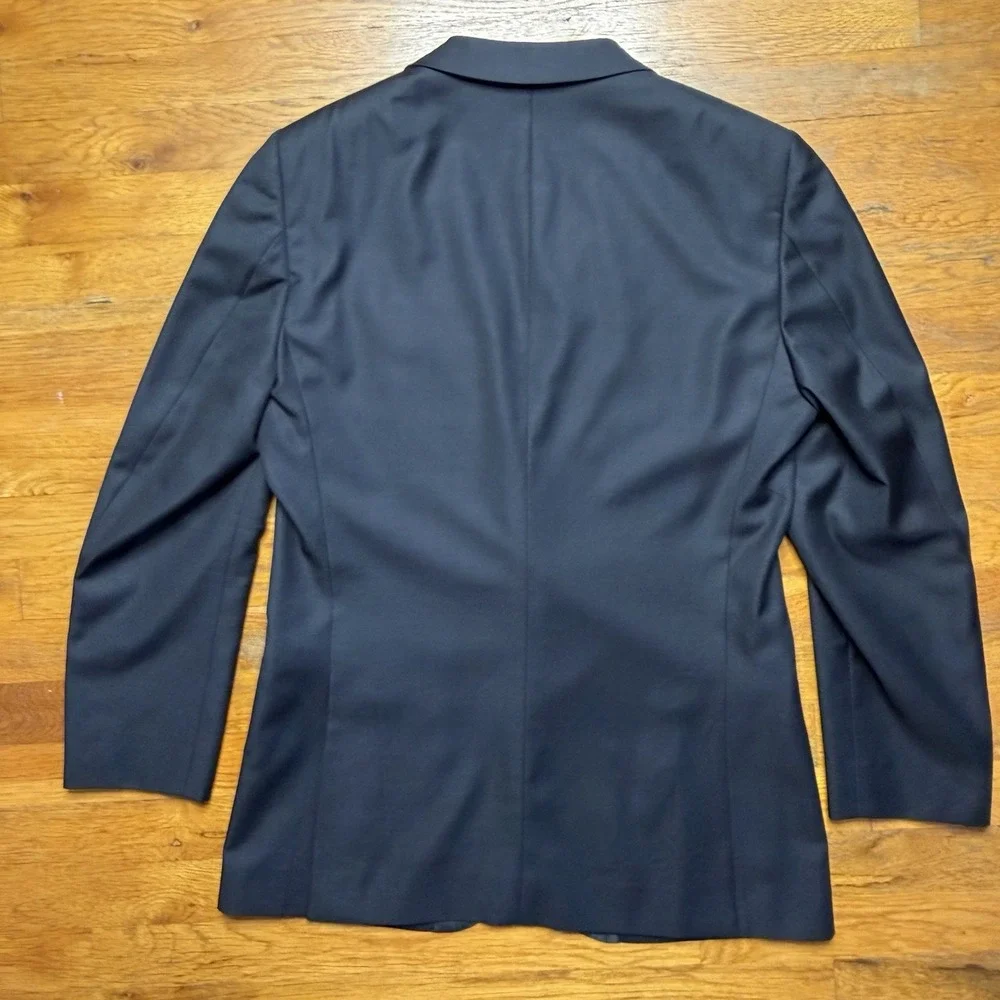 Suit Supply New Verona Tuxedo Jacket Mens 40R Black Vitale Barberis Canonico